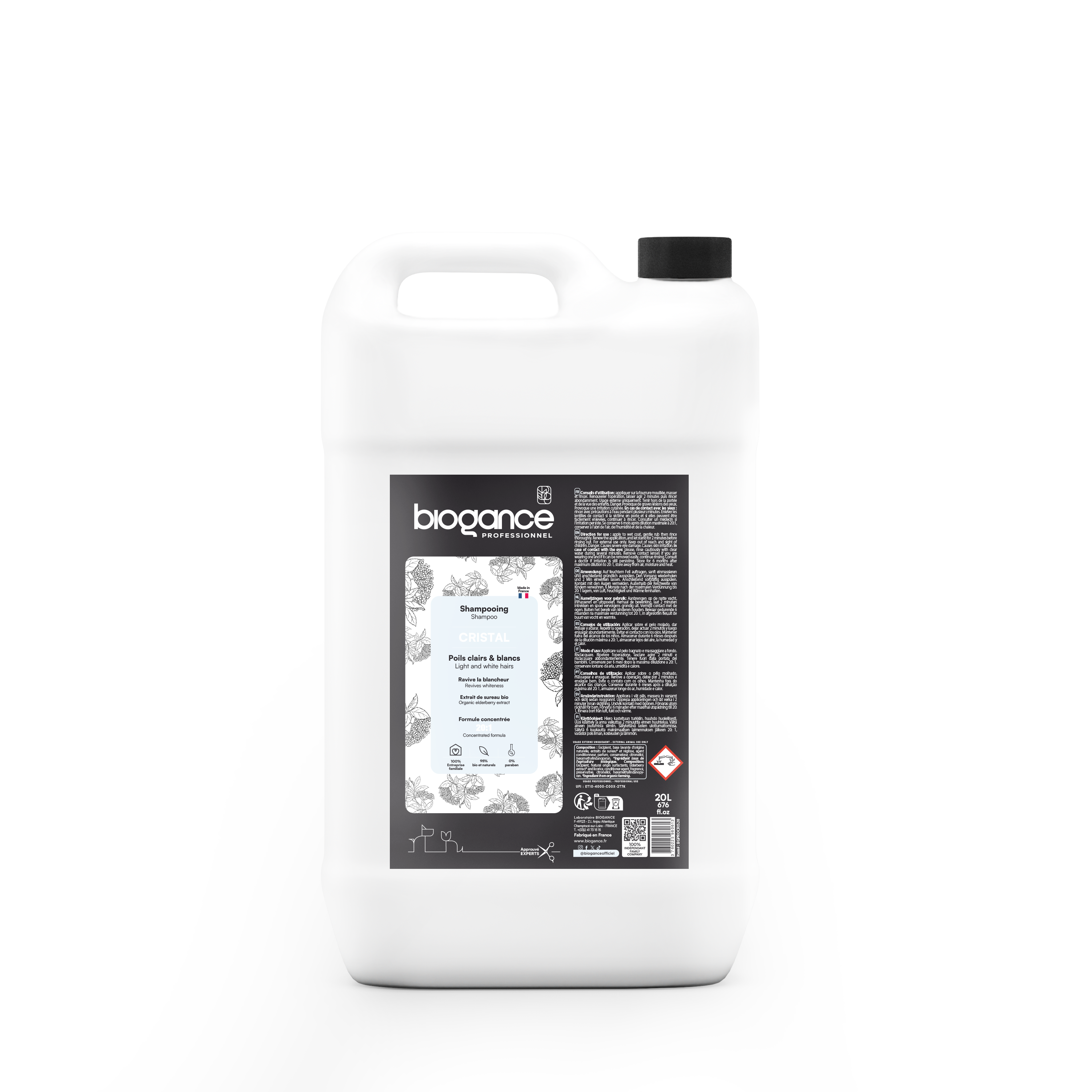 Cristal Pro White Coat Shampoo