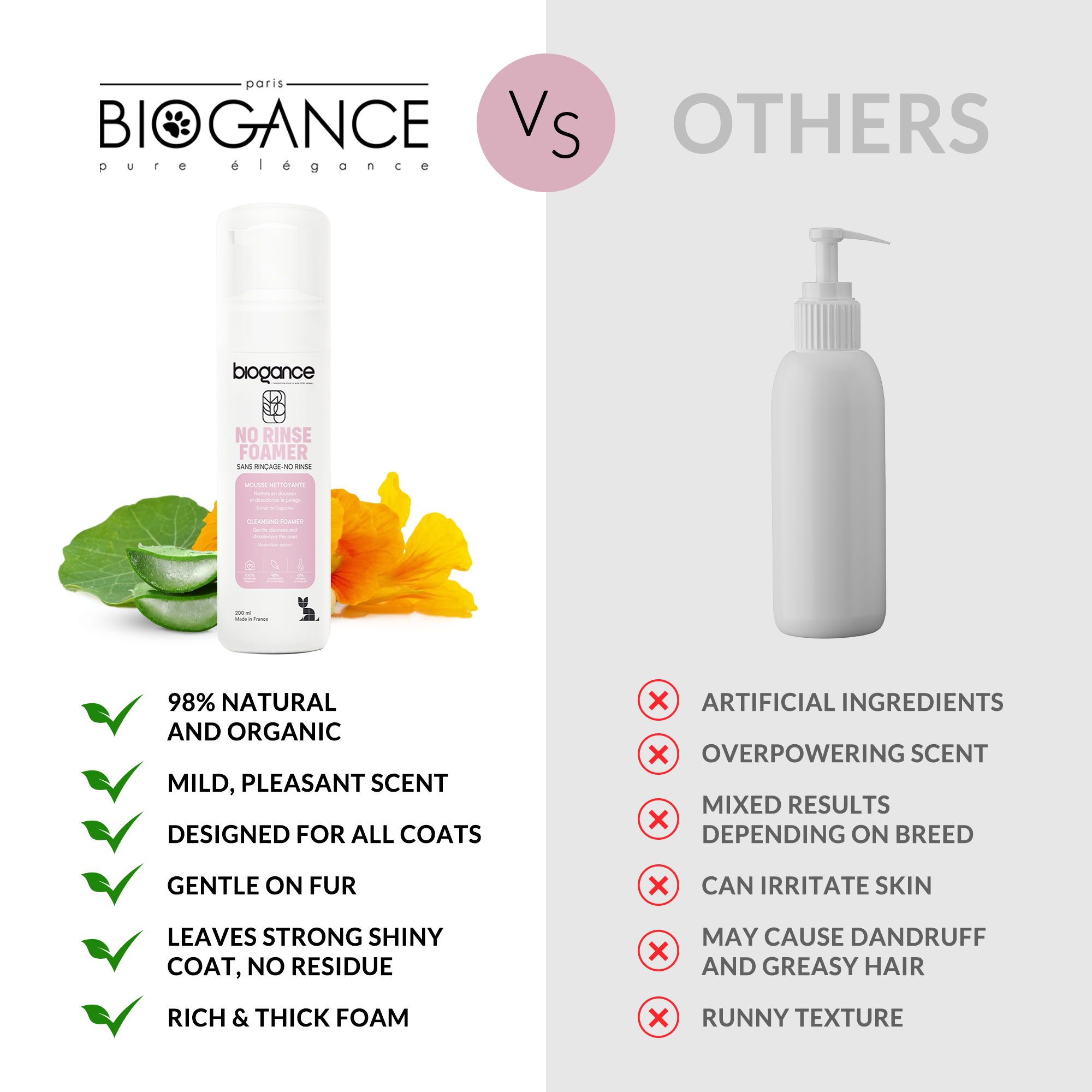 Mousse Sans Rinçage Chat