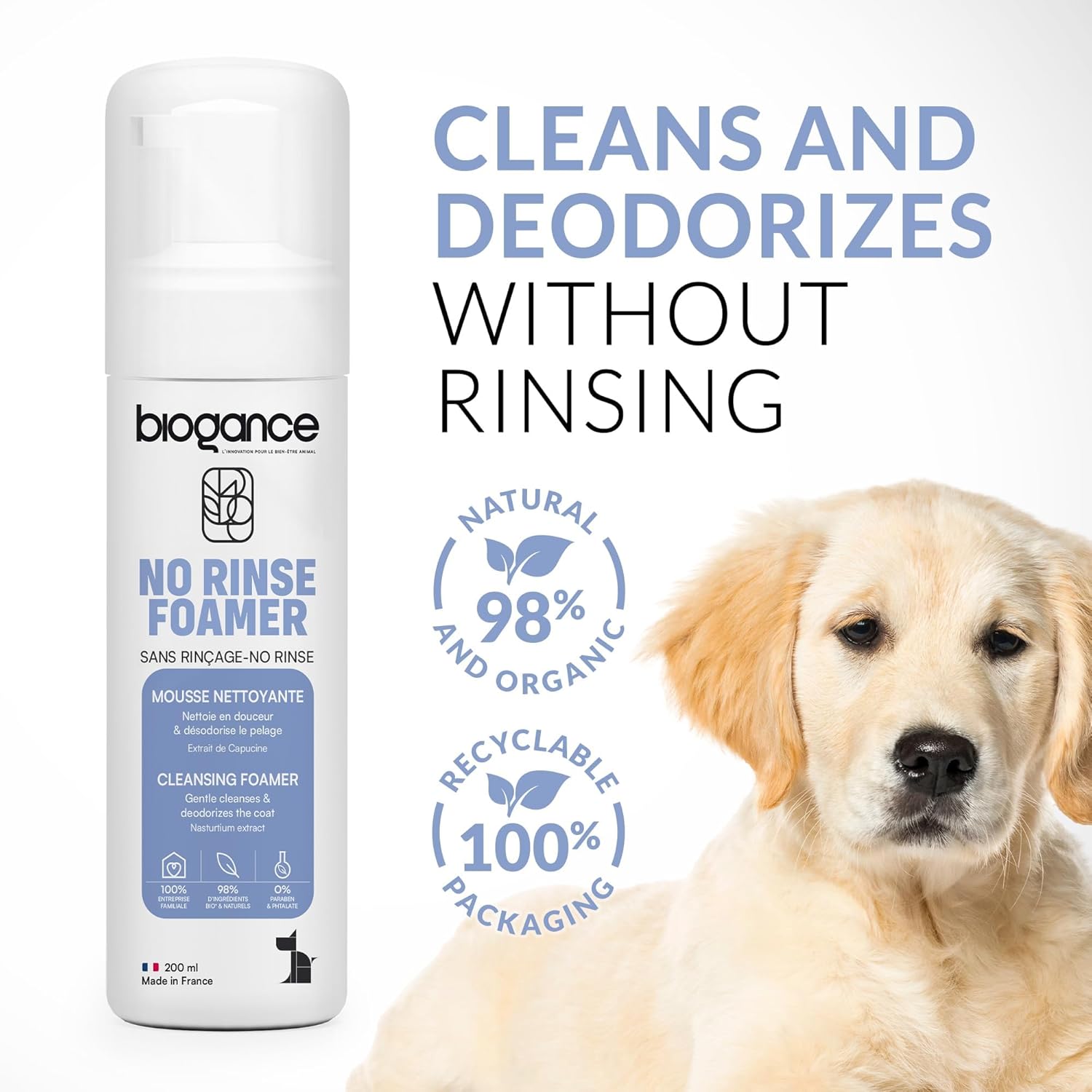 No Rinse Dog Foamer